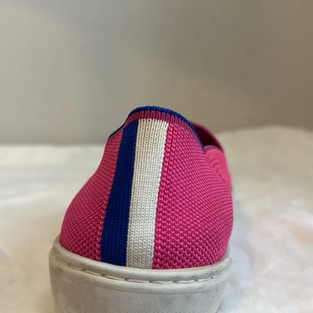 Rothy’s Bubblegum Hot Pink Sneaker Size 8 - Picture 7 of 9